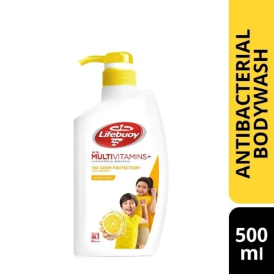 Lifebuoy Antibacterial Bodywash (Multivatamins+) Lemon Fresh 500ml