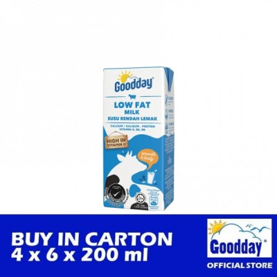 GOODDAY UHT Low Fat 200ml x 6 x 4