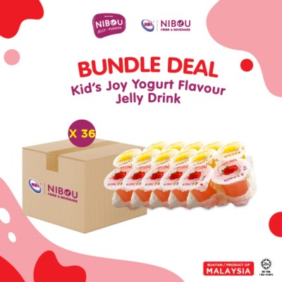 Nibou (NBI) KIDS JOY Yogurt Flavour Drink (75gm x 4's x 24)