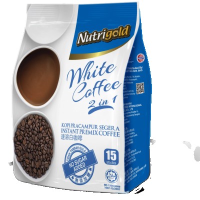 Nutrigold 2in1 White Coffee No Added Sugar 30g x 12s