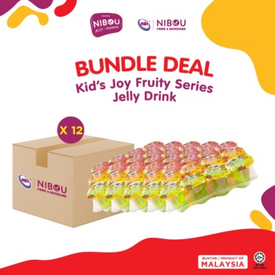 Nibou (NBI) KIDS JOY Drinking Jelly (75gm x 12's x 12)