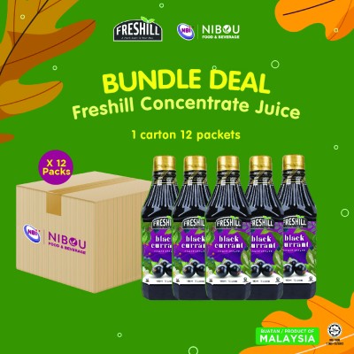Nibou (NBI) FRESHILL Blackcurrant Concentrate (1l x 12btl)