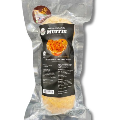 APPLE CINNAMON MUFFIN [Vegetarian, Frozen, Vegan & Halal] (25 Units per Carton)