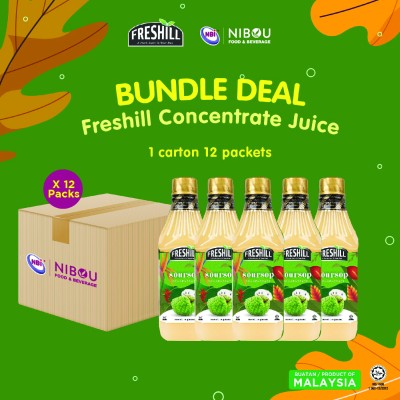 Nibou (NBI) FRESHILL Soursop Concentrate (1l x 12btl)