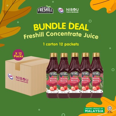Nibou (NBI) FRESHILL Strawberry Concentrate (1l x 12btl)