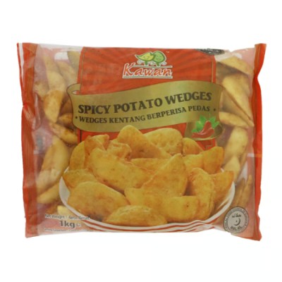 Kawan Spicy Wedges 1kg [KLANG VALLEY ONLY]