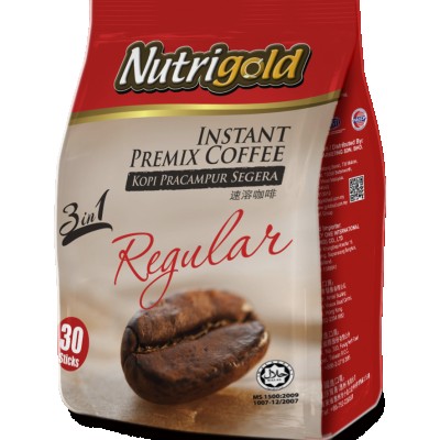 Nutrigold 3in1 Premix Coffee Regular 20g x 25s