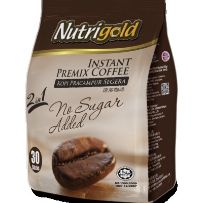 Nutrigold 2in1 Premix Coffee No Added Sugar 15g x 25s
