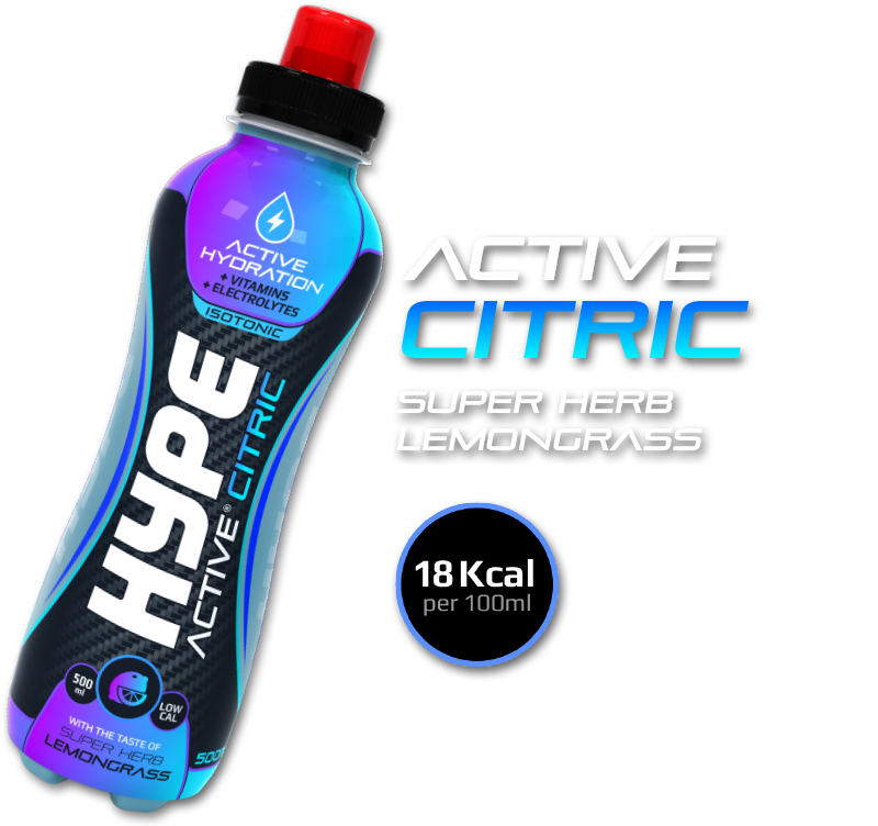 HYPE-ACTIVE ISOTONIC CITRIC 1 24 (500ml each)
