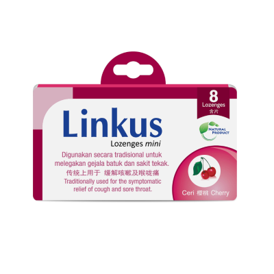 Herbion Linkus Cough Lozenges Cherry Flavor 8s