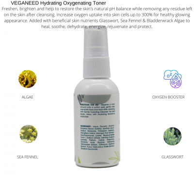 VEGANEED Hydrating Oxygenating Toner 50ml