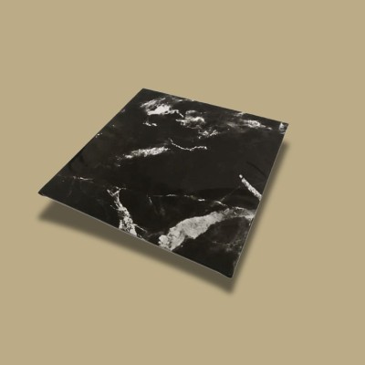 13" Square Black Marble Cake Board [2.7MM thick]