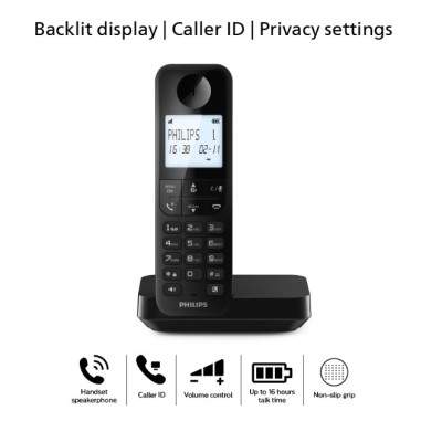 Philips Cordless Phone D2701B-90