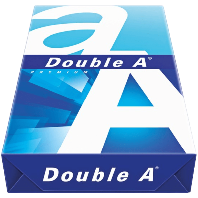 DOUBLE A PREMIUM A4 80GSM COPIER PAPER WHITE (5 reams per carton)