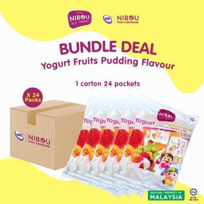 Nibou (NBI) YOURGURT Fruity Pudding (35gm x 10's x 24)
