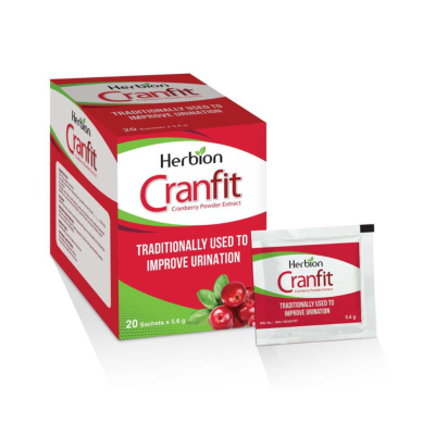 Herbion Cranfit Cranberry Powder Extract | Improves Urination and Maintains Bladder Health (20s)