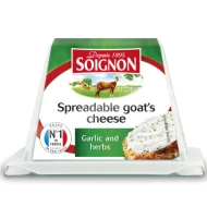 Soignon Pyramid Garlic & Herbs 125g X 6