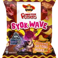 MISTER POTATO SYOKWAVE PERISA FULAMAK SOTONG PEDAS 55g