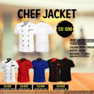 Chef Jacket CU 042 (SIZE : XS - 2XL)