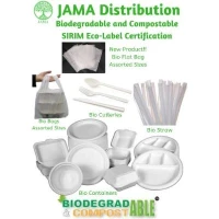 Biodegradable and Compostable Singlet Bags 24x30 (1000 Units Per Carton)