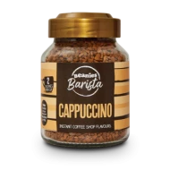 Beanies Flavour Coffee - Barista Range - Cappuccino Flavoured Coffee - 50g x 6 Bottle