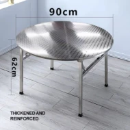 304 stainless steel folding Round Table