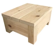 Small Wooden Stool[H154mm*L305mm*W253mm] (1kg) (1 Units Per Outer)