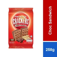 Munchy's Crackers Chocolate Sandwich 258g x 12