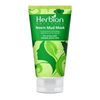 Herbion Naturals Purifying Neem Mud Mask For Acne And Pimple Prone Skin (100ml)