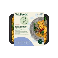 Honey Miso Prawn with Aglio Olio Linguine and Saut Veggie - REGULAR (360G)