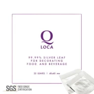 Silver Leaf 25 leaves (4x4) (1 Units Per Carton)