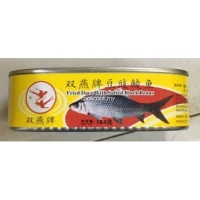 Double Swallow Fried Dace W Salted Baked Beans 184g