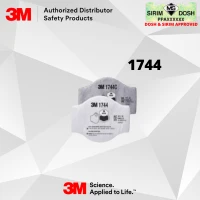 3M Particulate Filter 1744, P2, Sirim and Dosh Approved. (10 packs per Carton)