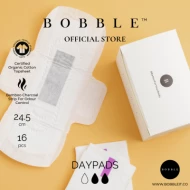 BOBBLE Organic Cotton Sanitary Pads - Day