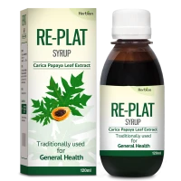 Re-Plat Syrup for General Health (Carica Papaya Leaf Extract) 120ml