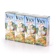 V-Soy No Sugar Soy Bean Milk 4 x 200ml
