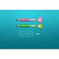 MOP TOPPERS - Stylus Ball Pen w  Screen Cleaner  (500 Units Per Carton)