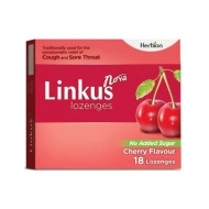 Herbion Linkus Sugar-Free Cough Lozenges Cherry Flavor 18s (Tidak Mengandungi Gula)