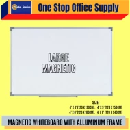 MAGNETIC WHITEBOARD WITH FRAME - 4' x 4' SIZE