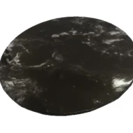12" Round Black Marble Cake Board [2.7MM thick]