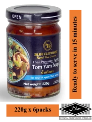 BLUE ELEPHANT TOM YAM SOUP PASTE 220G X 6