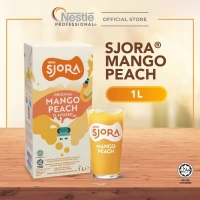 SJORA Mango Peach Concentrate - 1L x 12