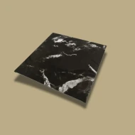 11" Square Black Marble Cake Board [2.7MM thick]
