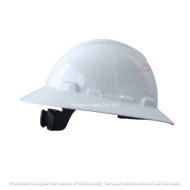 3M Safety Helmet - Full Brim 801 White (Malaysia DOSH-SIRIM Compliance)
