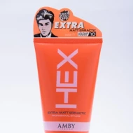 Amby London HEX Extra Matt Errectic (Orange) (1 Outer = 6 Pcs) (Buy 12 Pcs Free 1 Pcs)