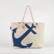 # RB 118 BLUE - TOSSA Fashion Cotton Bag  Anchor (25 Units Per Carton)