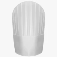 PAPER CHEF HAT WHITE (30CM & 23CM)