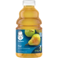 Gerber 100% Pear Juice 946ml Bottle (6 bottles per carton)