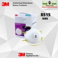 3M Particulate Respirator for Welding 8515, N95, Sirim and Dosh Approved (8box per Carton)