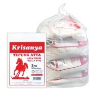 KRISANYA TEPUNG ATTA 3KG x 5